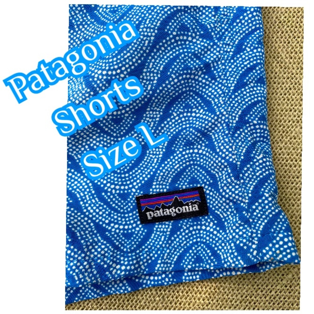 Patagonia  women’s  blue/ white  size L